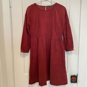 XXS Madewell burnt orange dress
